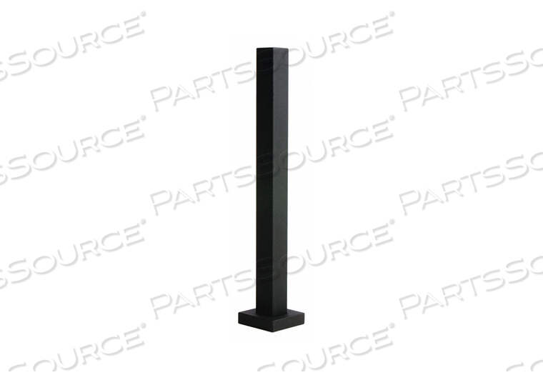 OEM#: HD-BLACK-TOWERTOUCH PLATE BOLLARD 48 H 42 LB. by Pedestal PRO