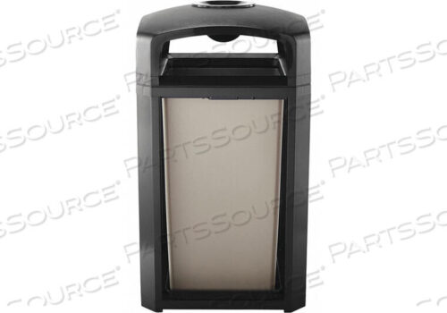 OEM#: FG397500BLALANDMARK SERIES 50 GALLON DOME TOP FRAME WITH LINER - BLACK by Rubbermaid Medical Division