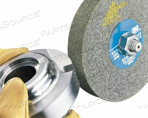 OEM#: 70000460457000046045 SCOTCH-BRITE™ LD-WL WHEEL, CONVOLUTE/DEBURRING, 6 INCH DIA, FINE GRIT by 3M Consumer