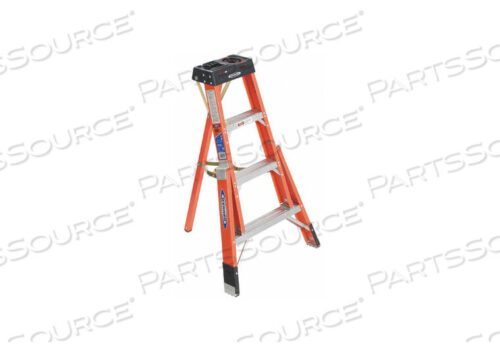 OEM#: FTP6204TRIPOD STEPLADDER FG 4 FT H 300 LB CAP. by Werner