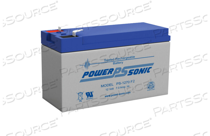 Replaces AMETEK Powervar ABCE800-11B12V 7.2AH SLA BATTERY