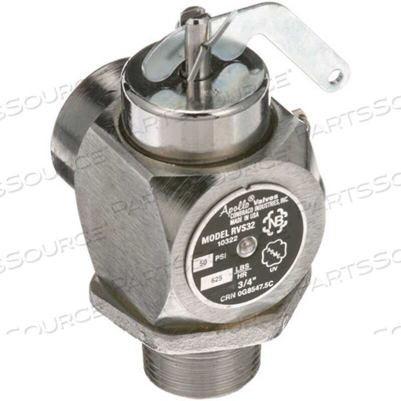 Replaces Hobart Corporation 00-065281VALVE, PRESSURE RELIEF 50#