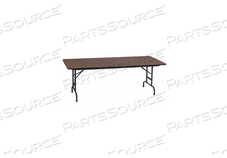 OEM#: CFA3096M-01ADJUSTABLE HEIGHT LAMINATE FOLDING TABLE, 30 X 96, WALNUT by Correll