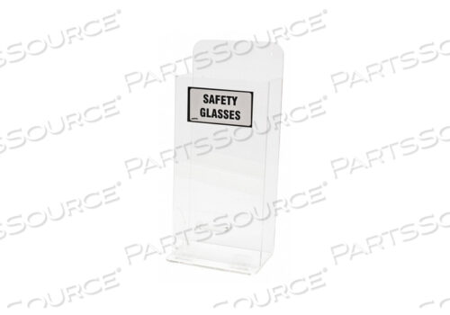 OEM#: MVSDDELUXE SAFETY GLASSES HOLDER, ACRYLIC, 8W X 18H by Brady Americas