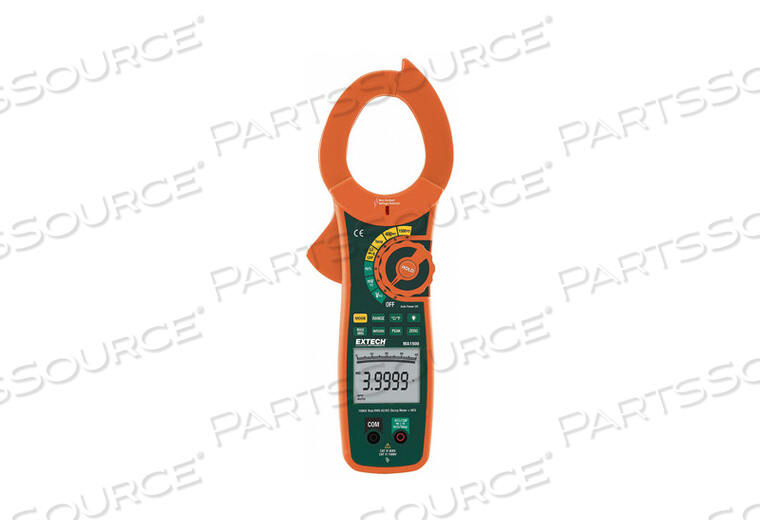 OEM#: MA1500-NISTTRUE RMS AC/DC CLAMP METER AND NCV, ORANGE/GREEN NIST CERTIFIED by Extech Instruments