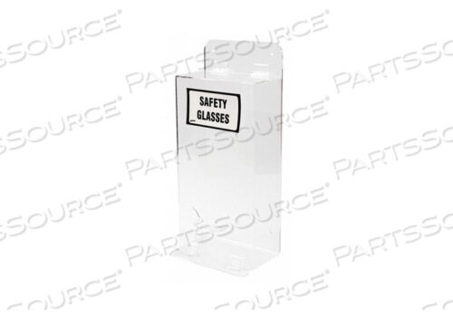 OEM#: MVSDLDELUXE SAFETY GLASSES HOLDER WITH LID, ACRYLIC, 8W X 18H by Brady Americas