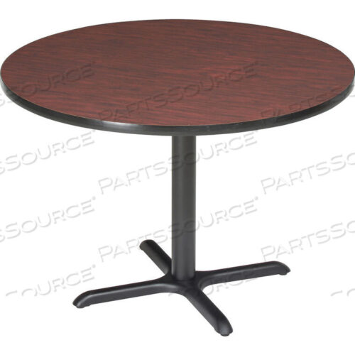 OEM#: CTXB36RMYINTERION 36 ROUND RESTAURANT & LUNCHROOM TABLE, MAHOGANY by National Public Seating