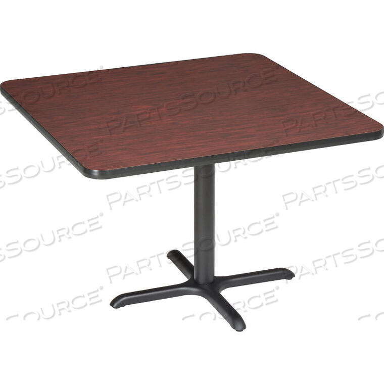 OEM#: CTXB36QMYINTERION RESTAURANT & LUNCHROOM SQUARE TABLE, 36LX36WX29H, MAHOGANY by National Public Seating