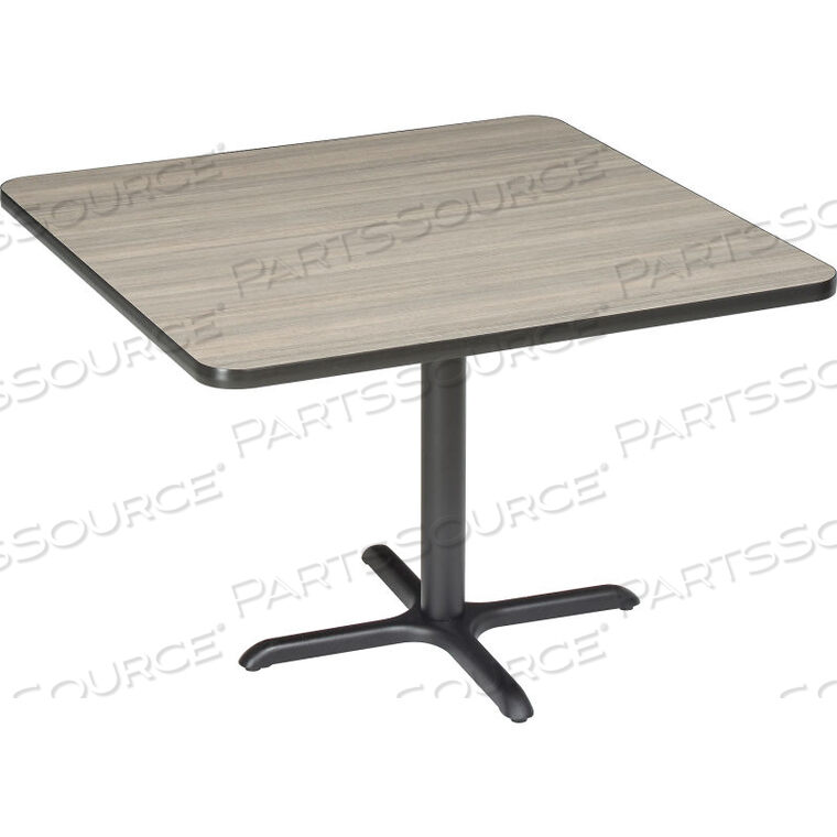 OEM#: CTXB36QPTINTERION RESTAURANT & LUNCHROOM SQUARE TABLE, 36LX36WX29H, CHARCOAL by National Public Seating