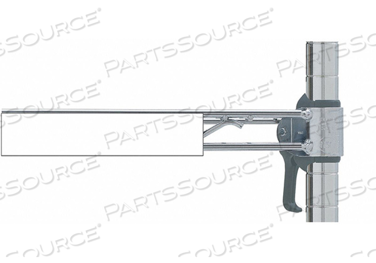 OEM#: CSM6-WMETRO CSM6-W SUPER ERECTA COLOR SHELF MARKER, WHITE, 6 X 1.25 by Intermetro Industries (Emerson)