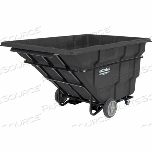 OEM#: 800262BKDELUXE BLACK EXTRA HEAVY DUTY PLASTIC FORKLIFTABLE TILT TRUCK 2-1/2 CU. YARD by Quality Industries LLC