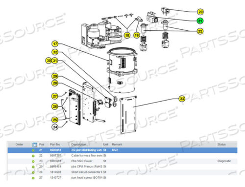 OEM#: 8603051DISTRIBUTING VALVE, 2/2 WAY by Draeger Inc.