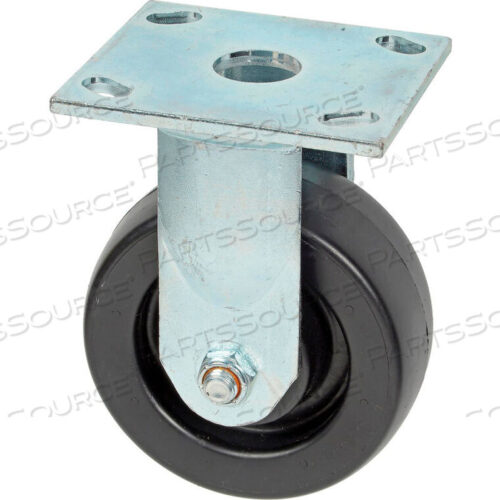 OEM#: 3461S-5RIGID PLATE CASTER 5 POLYOLEFIN WHEEL by Faultless Caster