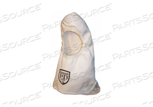 BIBBED FIRE HOOD UNIV 15 IN L WHITE HRC1