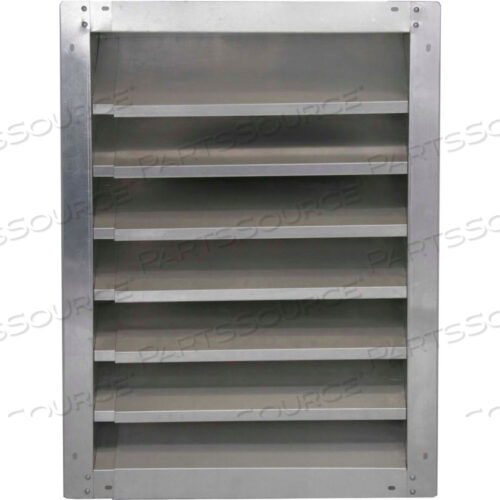 OEM#: AAFL 36-2436HIGH ALUMINUM FIXED-HEIGHT ADJUSTABLE WIDTH LOUVER 36 by Air Conditioning Products Company
