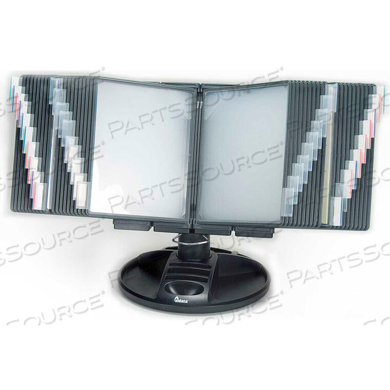 OEM#: FDS021L-40DELUXE ROTARY BASE REFERENCE ORGANIZER, 40 PANEL by Aidata
