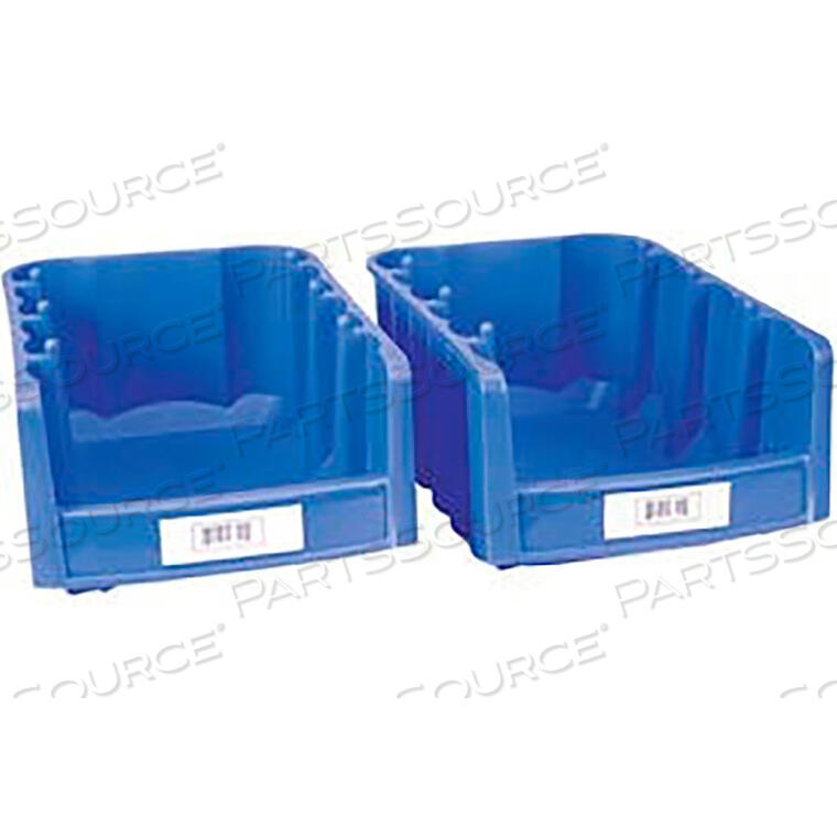 OEM#: BB-2254BIN BUDDY ADHESIVE LABEL HOLDER (TOP/BOTTOM INSERT) 2-1/4 X 4 FOR BINS, PACK OF 25 by Aigner Index