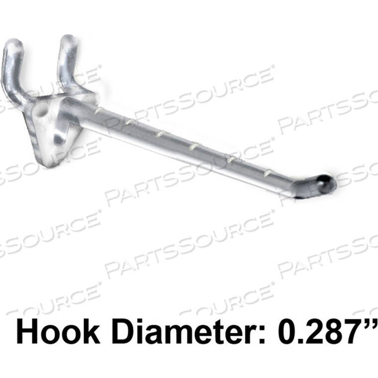 OEM#: 800074-CLR4 CLR GLASS-FILLED NYLON HOOK 0.287 DIA. by Azar International