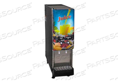 OEM#: 37900.0008SILVER SERIES 2-FLAVOR COLD BEVERAGE SYSTEM, FULLY LIT, JUICE DISPLAY by Bunn