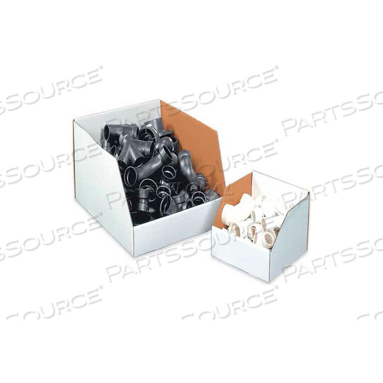 OEM#: BSBINJ81288 X 12 X 8 JUMBO OPEN TOP WHITE CORRUGATED BOXES by The Packaging Wholesalers