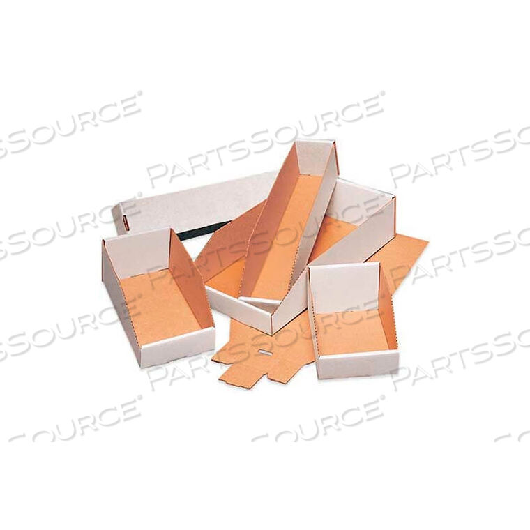 OEM#: BSBINMT4244 X 24 X 4-1/2 OPEN TOP WHITE CORRUGATED BOXES by The Packaging Wholesalers