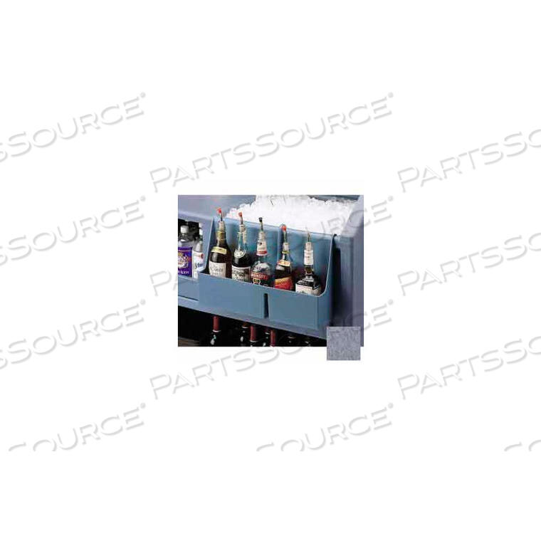 OEM#: BAR54SR191SPEED RAIL 5-BOTTLE GRANITE GRAY by Cambro