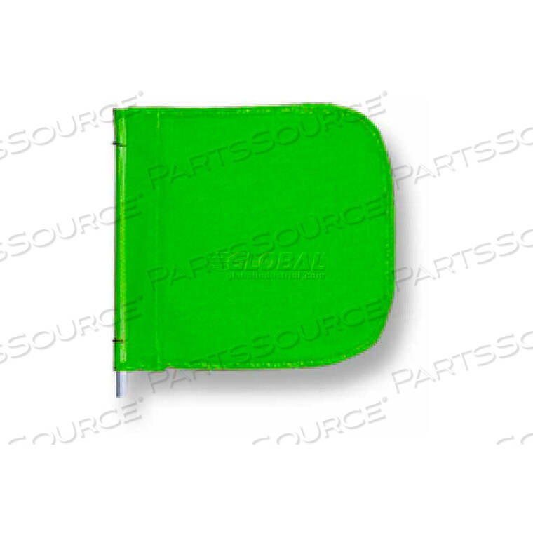 OEM#: FS9024-GHEAVY DUTY FLAG, 12X11 GREEN by Checkers