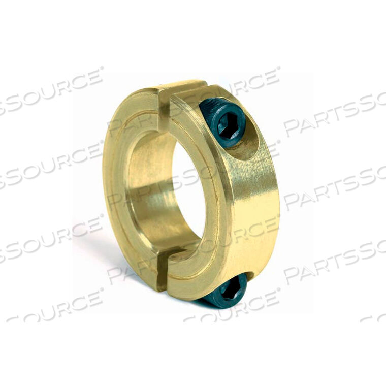 OEM#: CR2C-125CORROSION RESISTANT TWO-PIECE CLAMPING COLLAR CR, 1-1/4, YELLOW ZINC DICHROMATE by Climax Metal Products