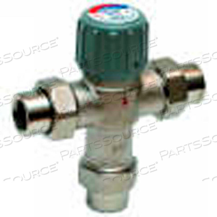 OEM#: AM100-UT-1LFAM-1 SERIES 1/2 UNION NPT LEAD FREE MIXING VALVE 70 F-145F by Honeywell