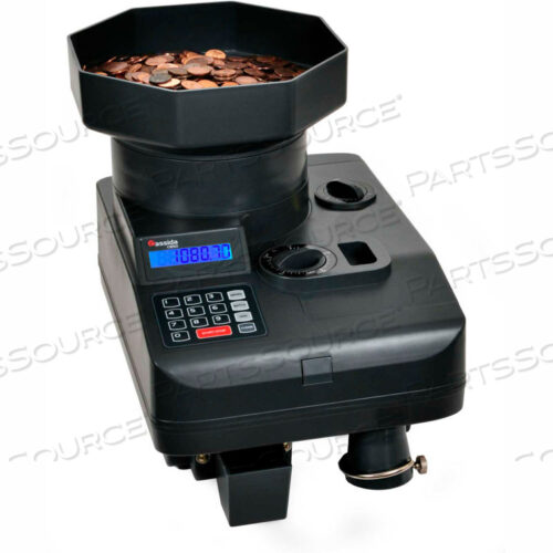 ULTRA HEAVY DUTY COIN COUNTER/OFF-SORTER C850 - 2-SPEED MOTORIZED HOPPER, 6500 COIN CAPACITY