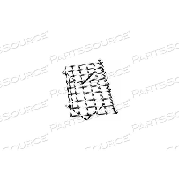 OEM#: BLKS/9124W X 15D SLANT SHELF W/ FRONT LIP - SEMI-GLOSS BLACK by Econoco