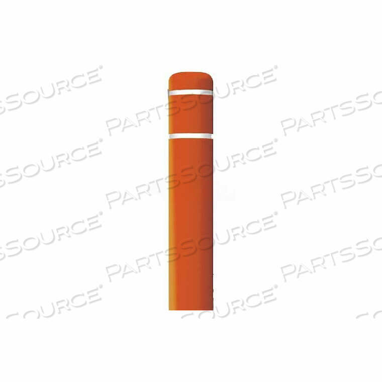OEM#: CL1385HDBOLLARD COVER, 4-1/2DIA. X 52H, ORANGE W/WHITE TAPE by Post Guard