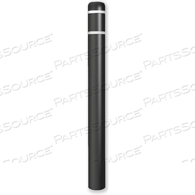 OEM#: CL1386CW72BOLLARD COVER 7DIA. X 72 H, BLACK/WHITE TAPE by Post Guard