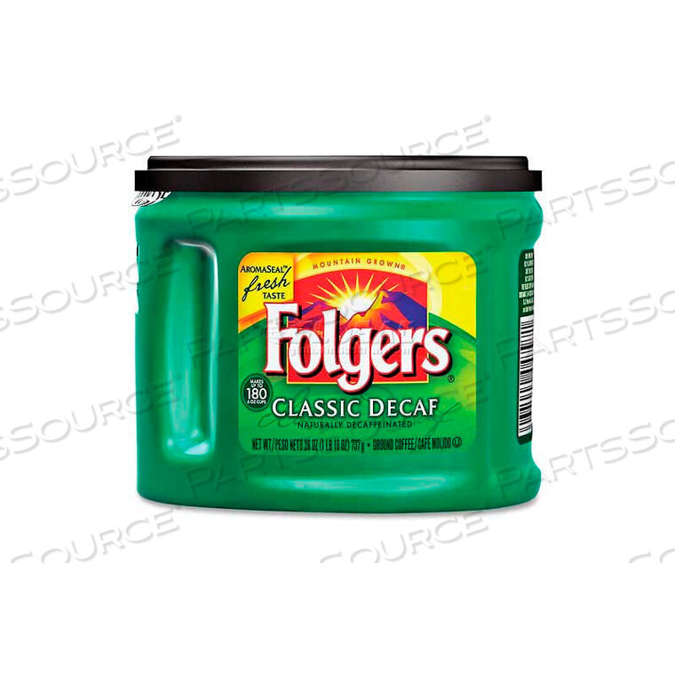 OEM#: FOL00374EACUSTOM AROMA ROAST COFFEE, DECAFFEINATED, 22.6 OZ. by Folgers