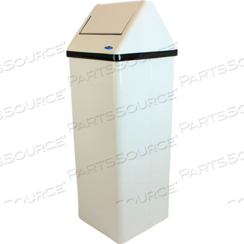 OEM#: 300NLLARGE FREE STANDING WHITE WASTE RECEPTACLE, 28 GALLON, by Frost Products Ltd