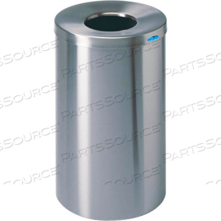 OEM#: 310SROUND OPEN TOP STAINLESS STEEL WASTE RECEPTACLE, 32 GALLON, by Frost Products Ltd