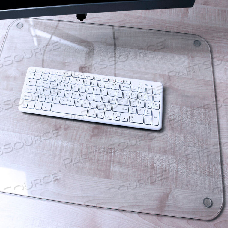 OEM#: FCDE1924GDESKTEX GLASS DESK PAD - 19 X 24 by Floortex