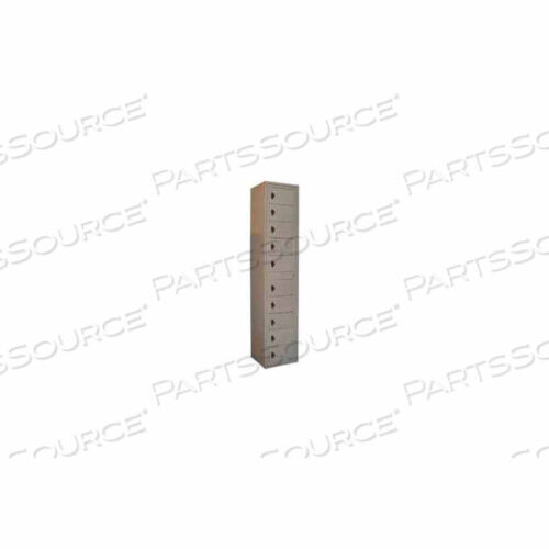 OEM#: LL10CCO-GO10 DOOR GARMENT LOCKER W/COMBO LOCK, 16-1/2WX16-1/4DX77-1/2H, GRAY, ASSEMBLED by George ODay Inc