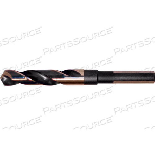 OEM#: C170371877 39/64 BLACK & GOLD 118 POINT 3-FLAT 1/2 REDUCED SHANK SILVER & DEMING DRILL by Cle-Line