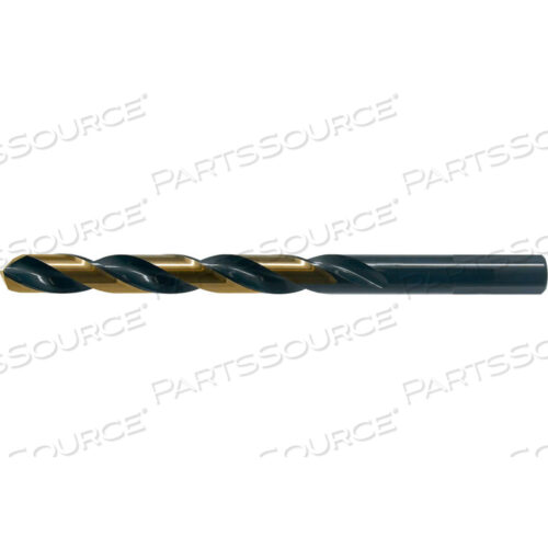 OEM#: C181071878 #54 HSS HEAVY-DUTY BLACK & GOLD 135 POINT 3-FLATTED SHANK JOBBER LENGTH DRILL by Cle-Line
