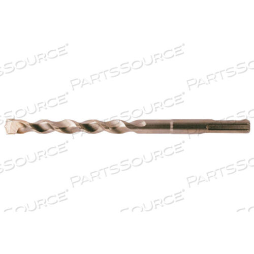 OEM#: C210401821 3/8 12IN OAL HSS H.D. SAND BLASTED 118 POINT CARBIDE-TIPPED SDS-PLUS 2 MASONRY DRILL by Cle-Line