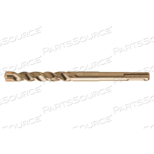 OEM#: C221041833 1/4 12IN OAL HSS H.D. SAND BLASTED 118 POINT CARBIDE-TIPPED SDS-PLUS 3 MASONRY DRILL by Cle-Line