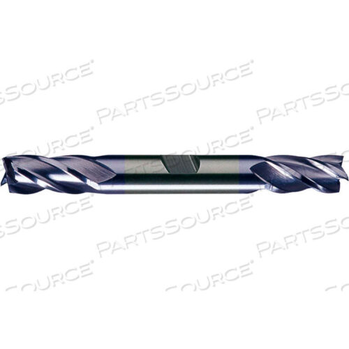 OEM#: C33124HD-4C-TC HSS 4-FLUTE TICN SQUARE DOUBLE END MILL, 1/2 X 1/2 X 1 X 4-1/8 by Cle-Line
