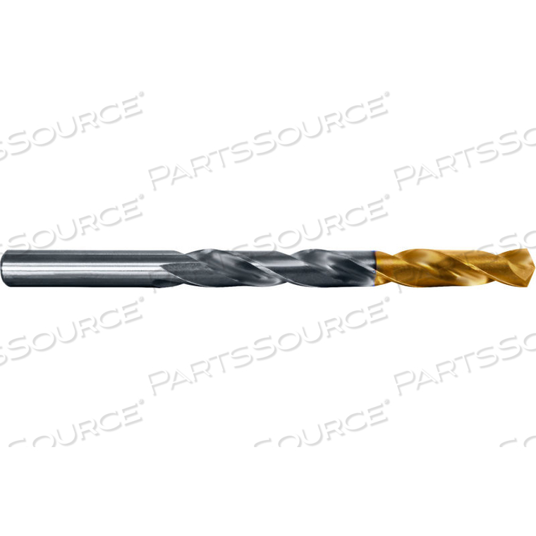 OEM#: C973241500-TT 27/64 HSS HEAVY-DUTY TIN TIPPED 135 SPLIT POINT JOBBER LENGTH DRILL by Cle-Line