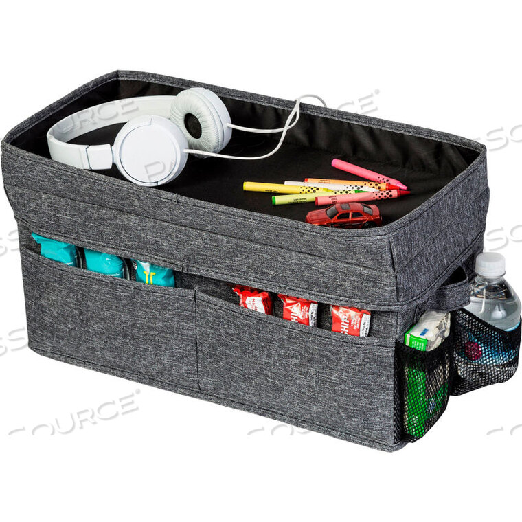 OEM#: AUT-07981BACKSEAT CENTER ORGANIZER - 16-1/2L X 7-1/2W X 8-1/2H - GRAY by Honey-Can-Do