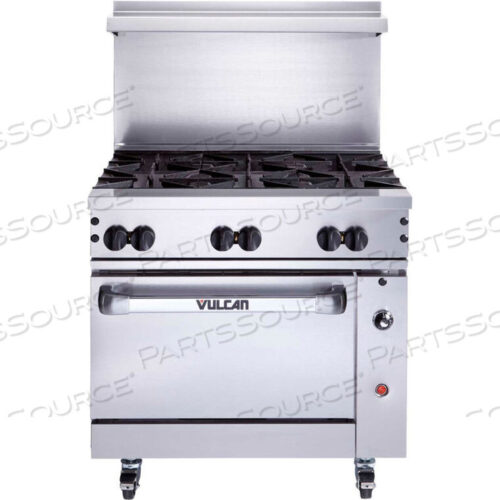 OEM#: 36C-6BPENDURANCE RANGE, CONVECTION OVEN, PROPANE, S/S, 6 BURNERS by Vulcan Restaurant Equipment
