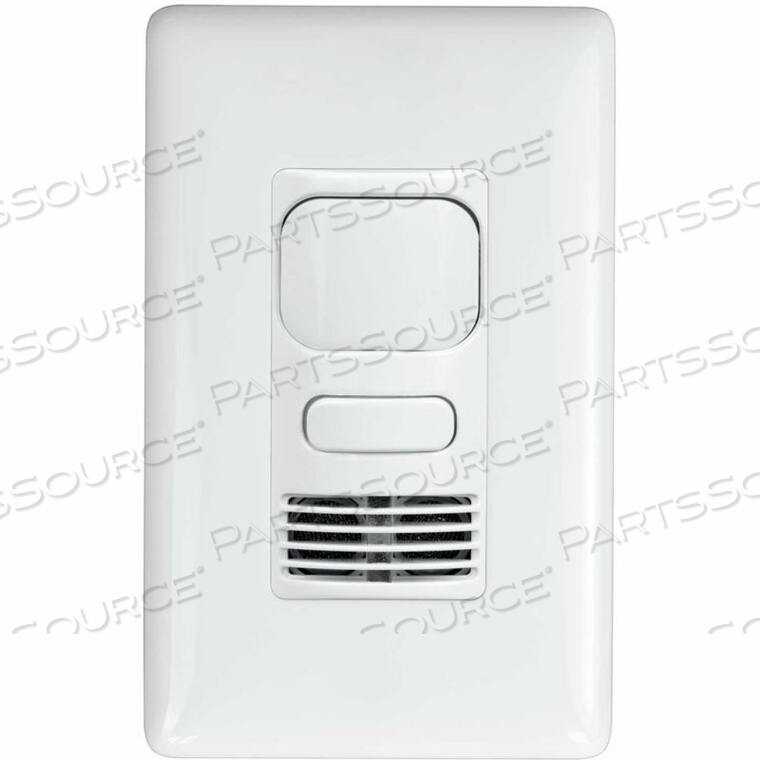 OEM#: LHIRS1-N-WHLIGHTHAWK PIR 1-BUTTON WALL SWITCH OCCUPANCY SENSOR WITH NEUTRAL, WHITE by Hubbell Power Systems