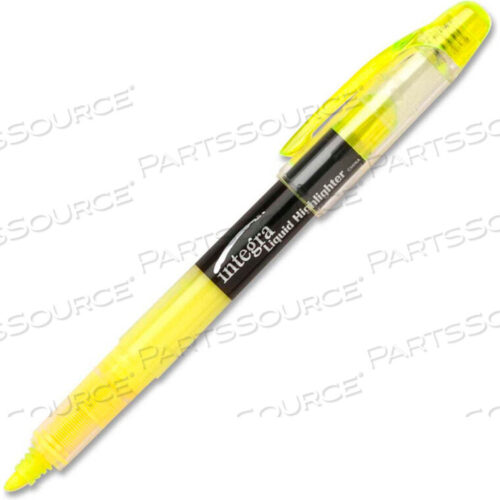 OEM#: 30006LIQUID HIGHLIGHTER, CHISEL TIP, FLUORESCENT YELLOW INK, DOZEN by Integra