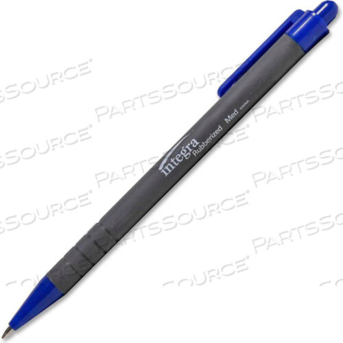 OEM#: 30032BALLPOINT RETRACTABLE PEN, RUBBERIZED BARREL, MEDIUM, BLUE INK, DOZEN by Integra