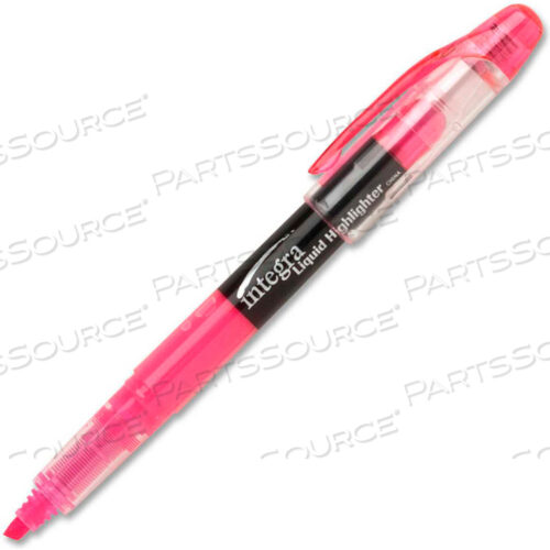 OEM#: 33312LIQUID HIGHLIGHTER, CHISEL TIP, FLUORESCENT PINK, DOZEN by Integra